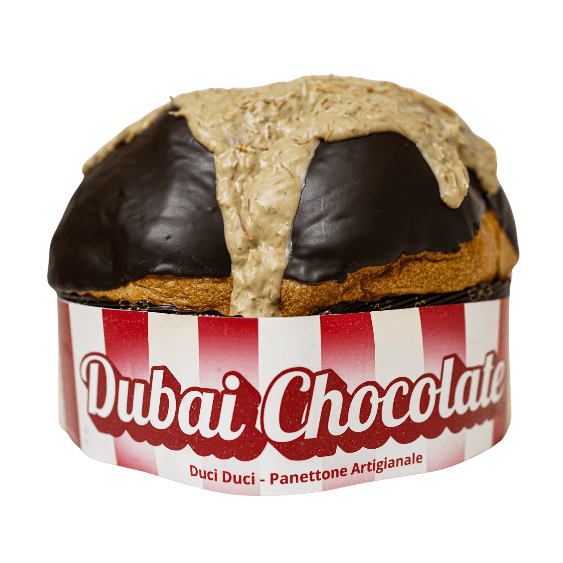 Panettone Dubai Chocolate - Duci Duci Panettone Artigianale