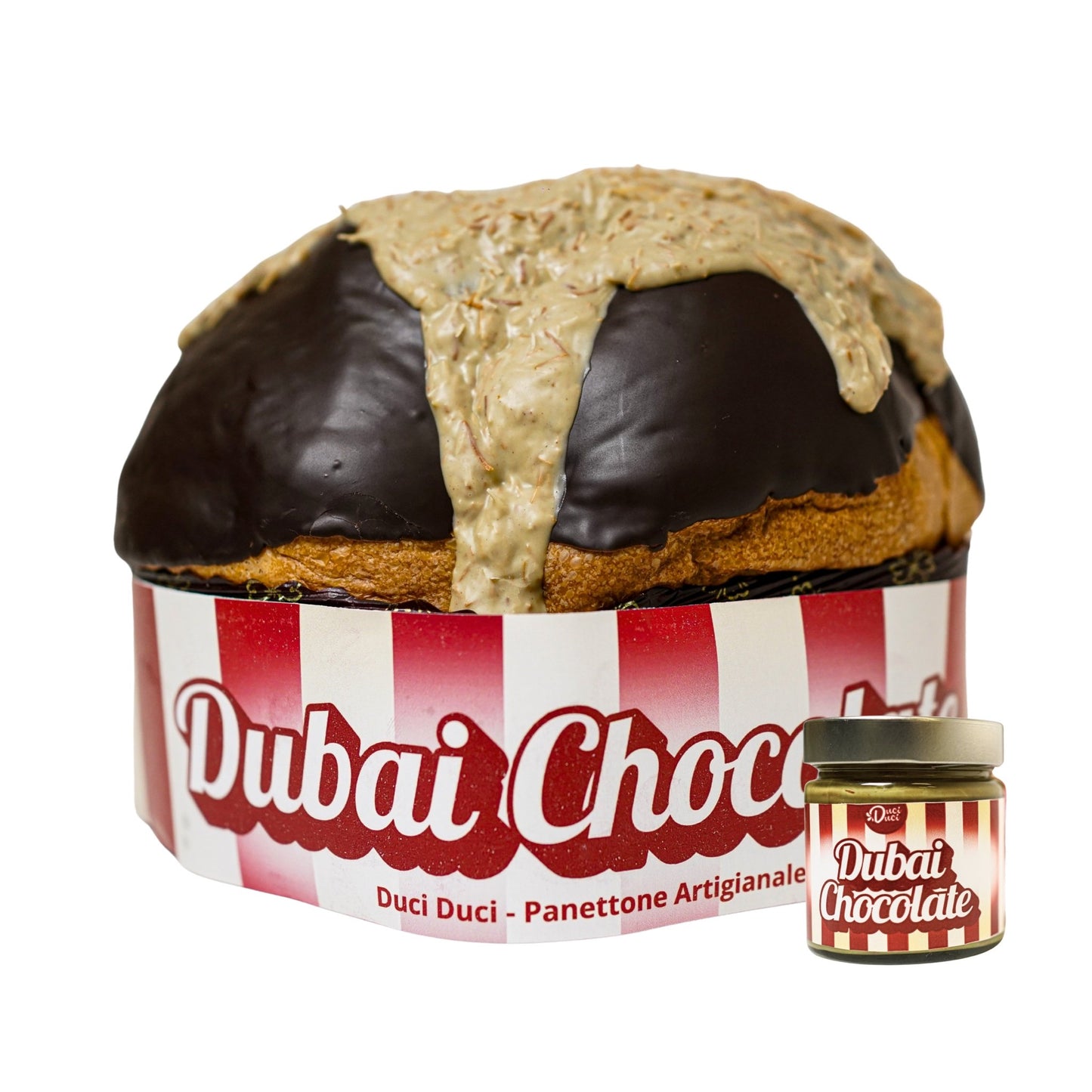 Panettone Dubai Chocolate – Duci Duci - Duci Duci Panettone Artigianale